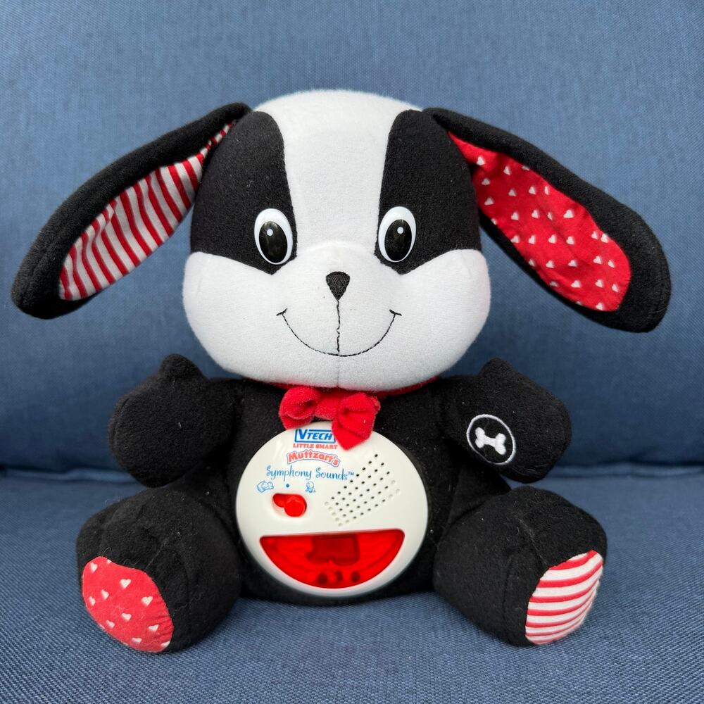 Vintage Vtech Little Smart Muttzarts Symphony Sounds Plush Dog Musical Toy RARE